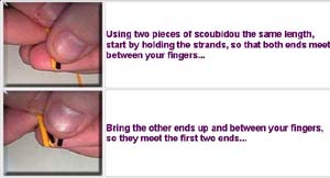 learn how to make scoobies and scoubidou strings